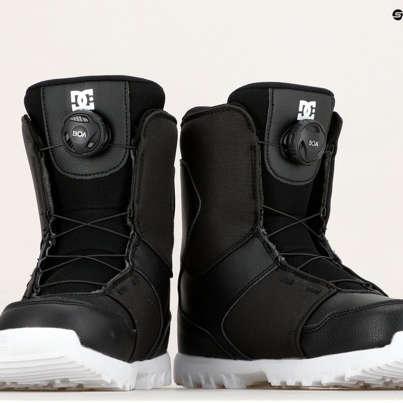 Детски ботуши за сноуборд DC Youth Scout black/white 8