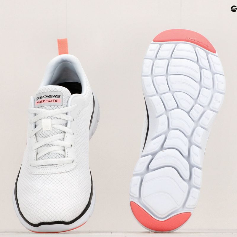 Дамски обувки за тренировка SKECHERS Flex Appeal 4.0 Brilliant View white/pink 8