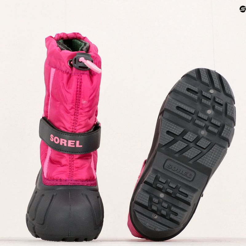 Детски ботуши за сняг Sorel Flurry Dtv deep blush/tropic pink 15
