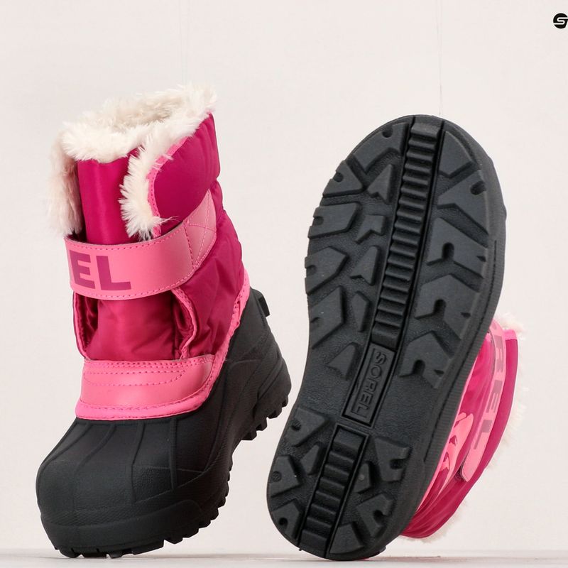 Sorel Snow Commander юношески ботуши за сняг тропическо розово/дълбоко русо 15