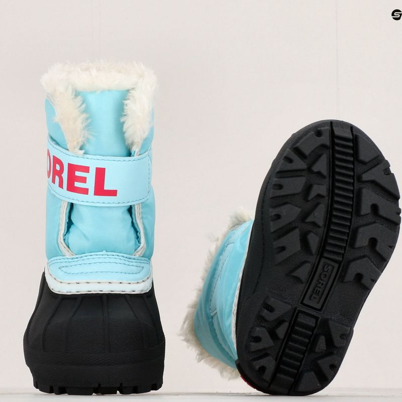 Детски ботуши за сняг Sorel Snow Commander ocean surf/cactus pink 16