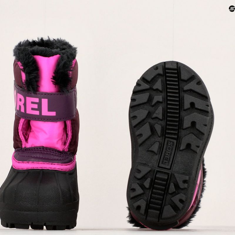 Детски ботуши за сняг Sorel Snow Commander purple dahlia/groovy pink 15