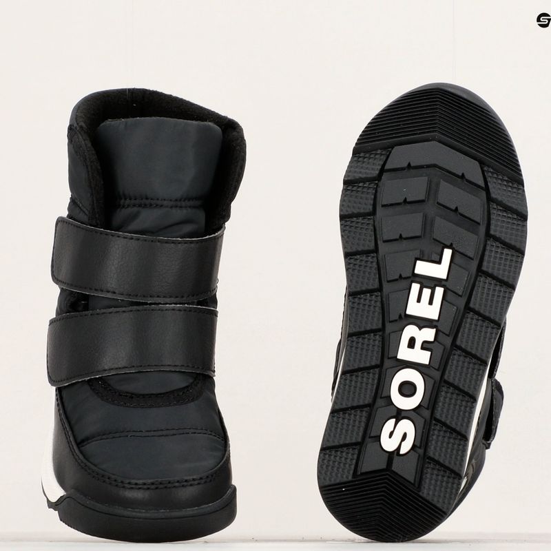 Sorel Whitney II Strap WP юношески ботуши за сняг черни/морска сол 16