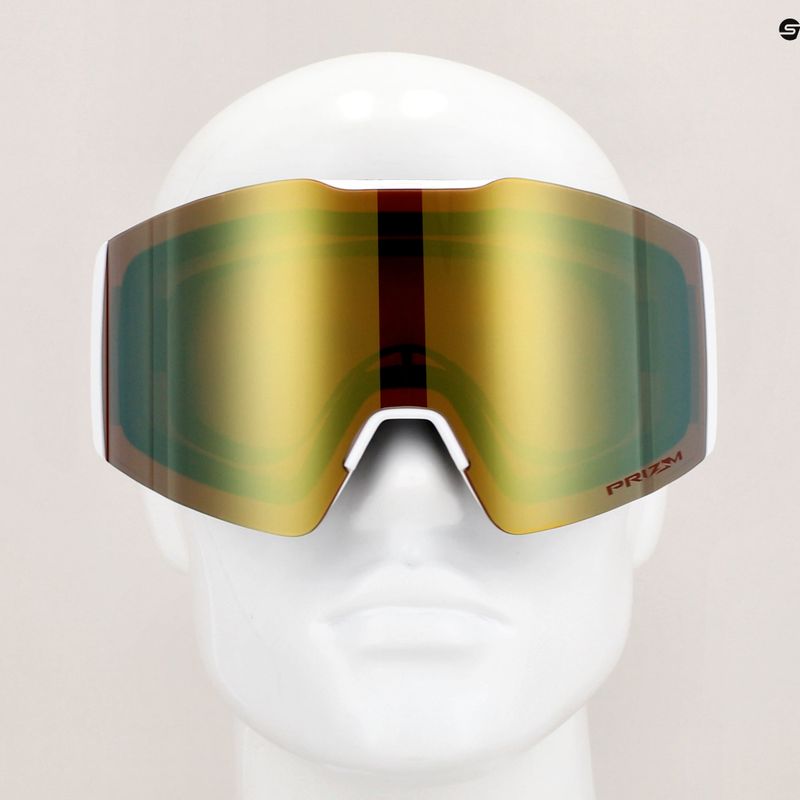 Ски очила Oakley Fall Line M white leopard/prizm sage gold iridium 7