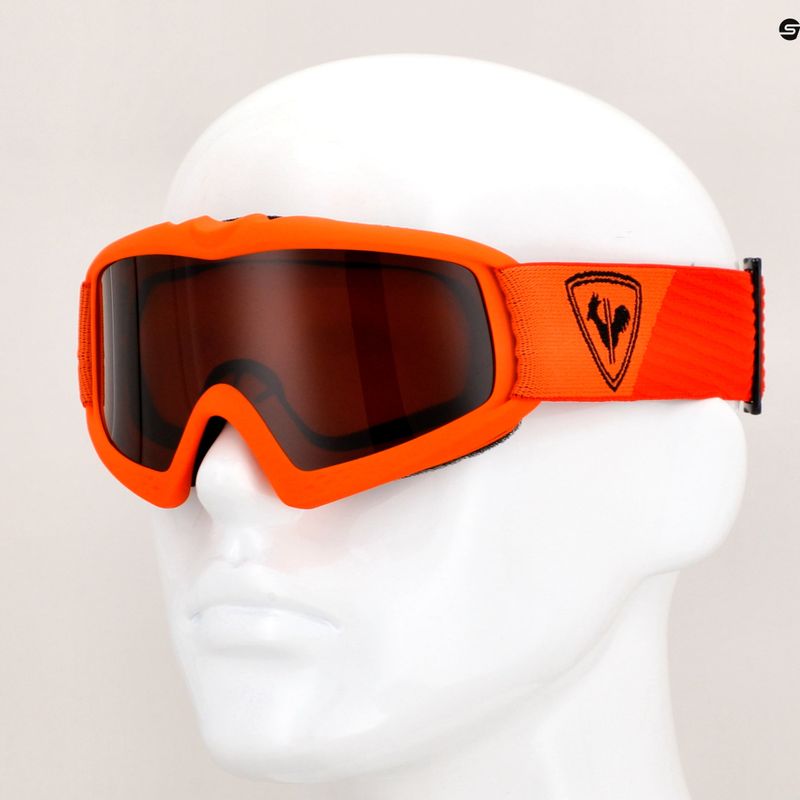 Rossignol Raffish S оранжеви/оранжеви детски ски очила 9