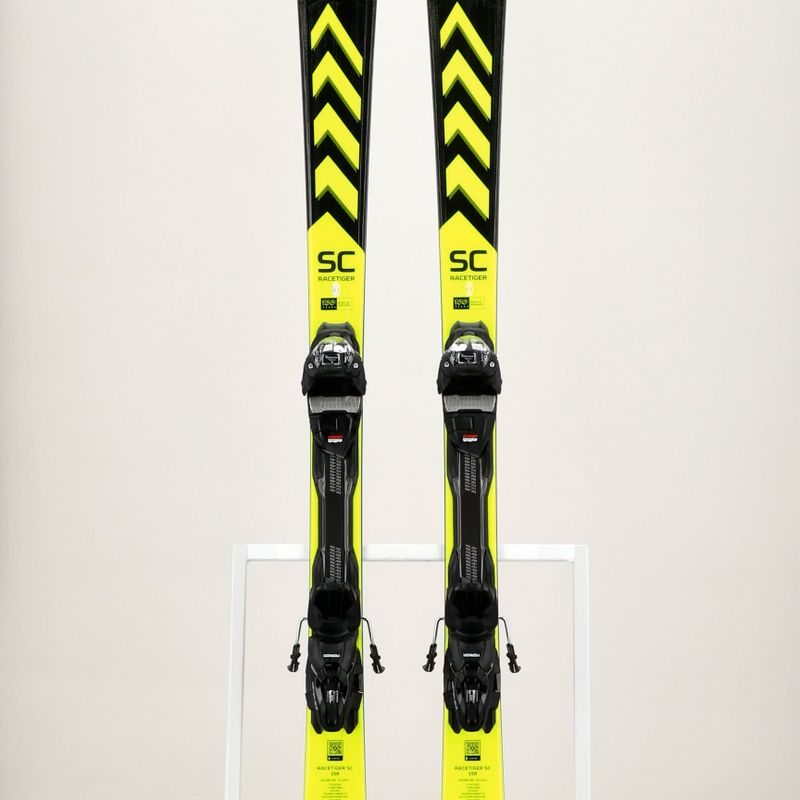 Ски за спускане Völkl Racetiger SC Black + vMotion 10 GW black/yellow 11