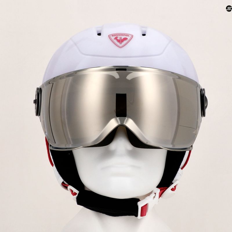 Rossignol Детска ски каска Whoopee Visor Impacts бяла 13