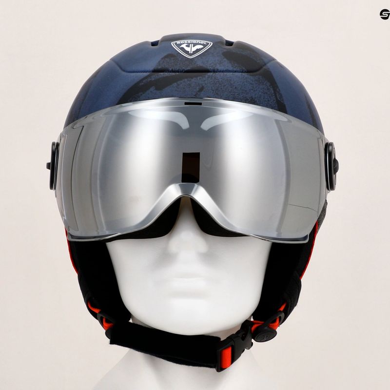 Rossignol Детска ски каска Whoopee Visor Impacts тъмно синя 13
