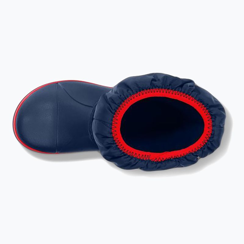 Детски ботуши за сняг Crocs Winter Puff Kids navy/red 3