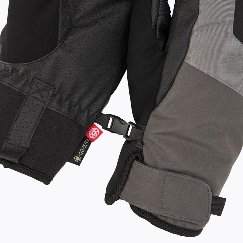 Мъжки ръкавици за сноуборд 686 Gore-Tex Linear Under Cuff Mitt charcoal 5