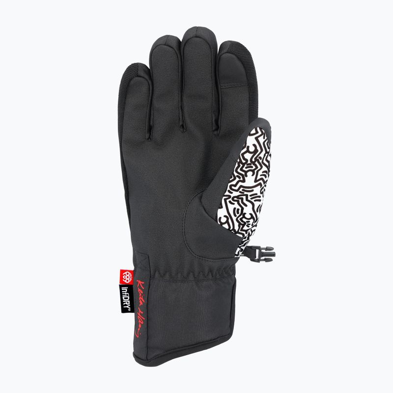 Ръкавици за сноуборд 686 Primer keith haring white 2