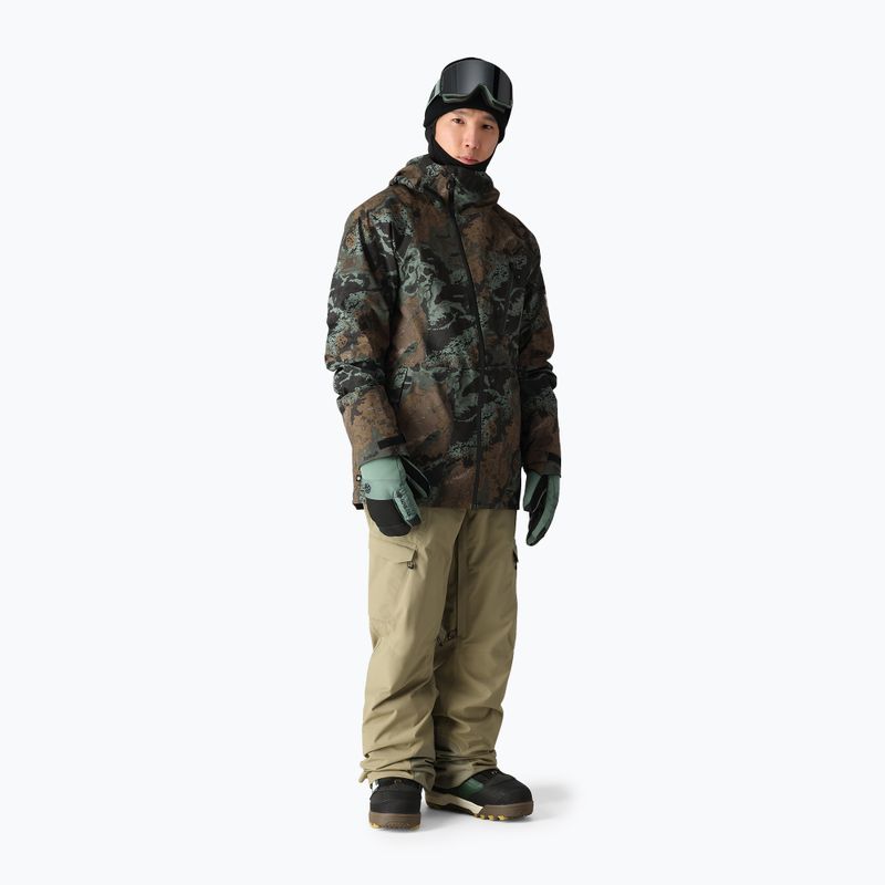 Мъжко яке за сноуборд 686 Hydra Thermagraph cypress green hemisphere 2