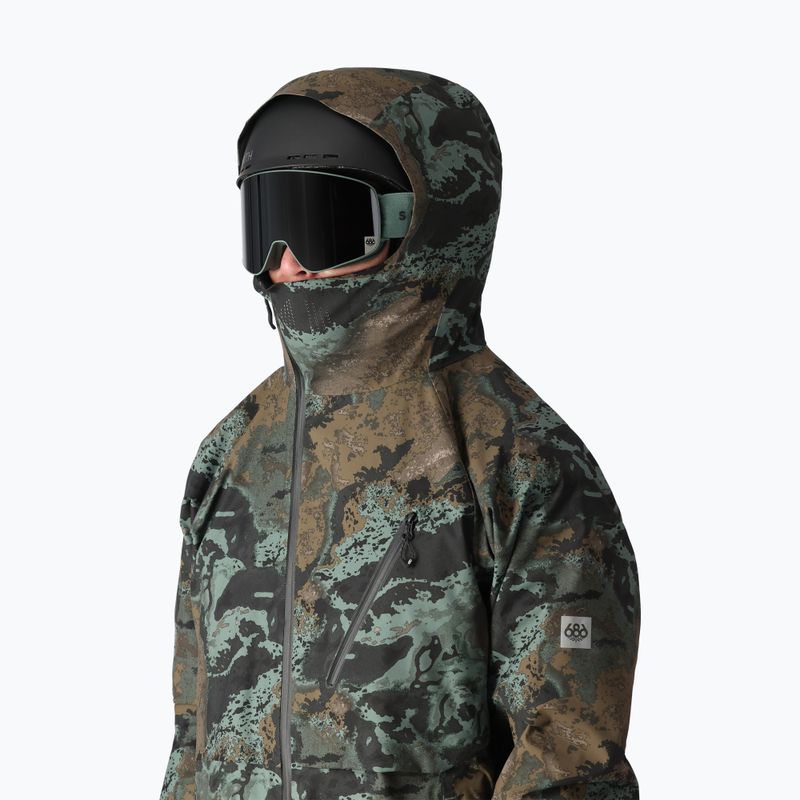 Мъжко яке за сноуборд 686 Hydra Thermagraph cypress green hemisphere 4