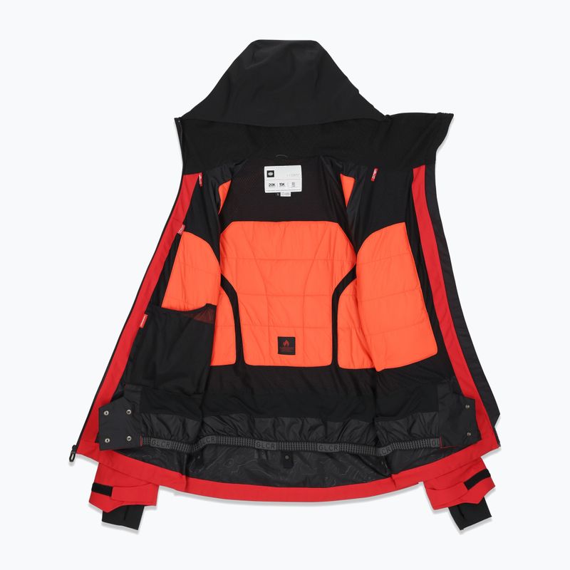 Мъжко яке за сноуборд 686 Hydra Thermagraph true red colorblock 8
