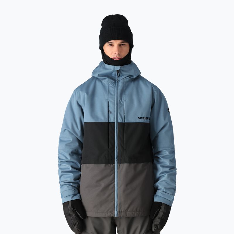 Мъжко яке за сноуборд 686 Smarty 3 в 1 Form stellar blue colorblock