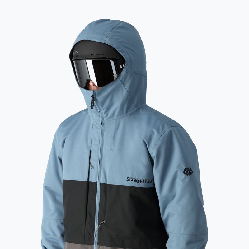 Мъжко яке за сноуборд 686 Smarty 3 в 1 Form stellar blue colorblock 4