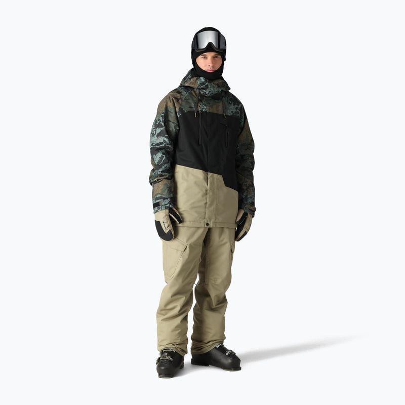 Мъжко яке за сноуборд 686 Geo cypress green hemisphere colorblock 2