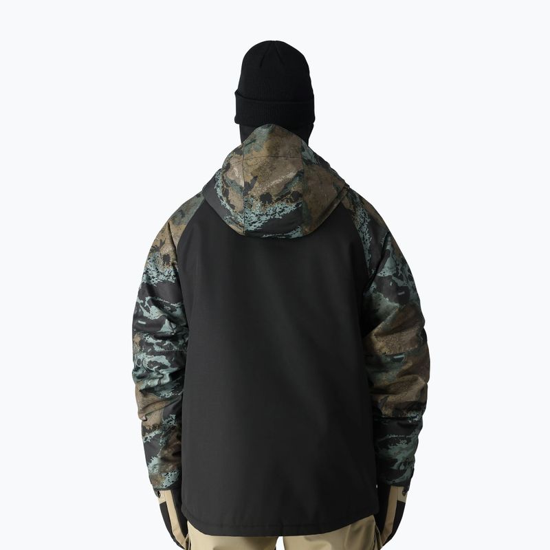 Мъжко яке за сноуборд 686 Geo cypress green hemisphere colorblock 3