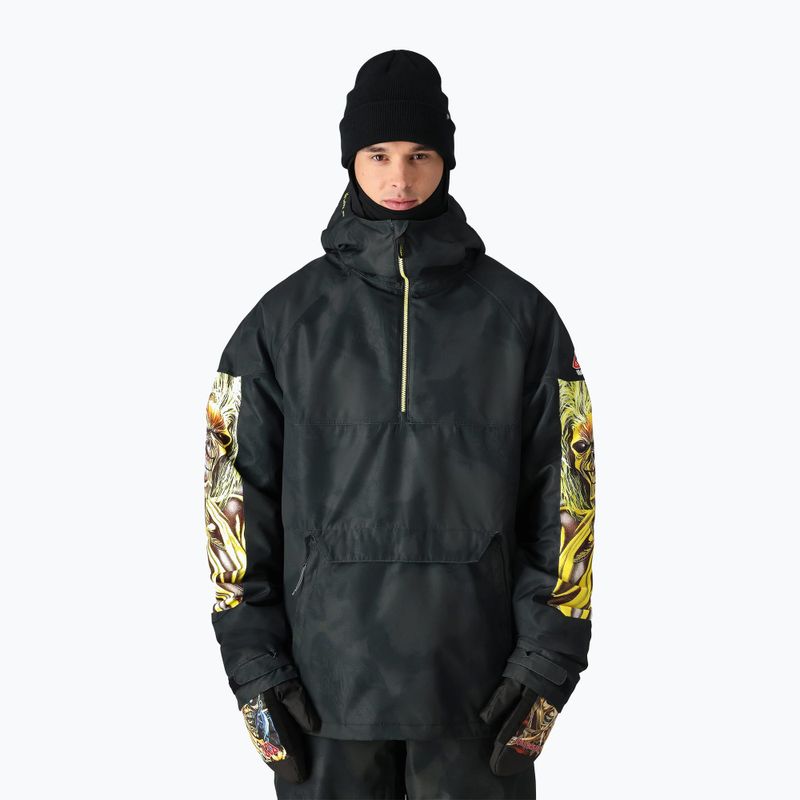 Мъжко яке за сноуборд 686 Renewal Insulated Anorak iron maiden eddies black