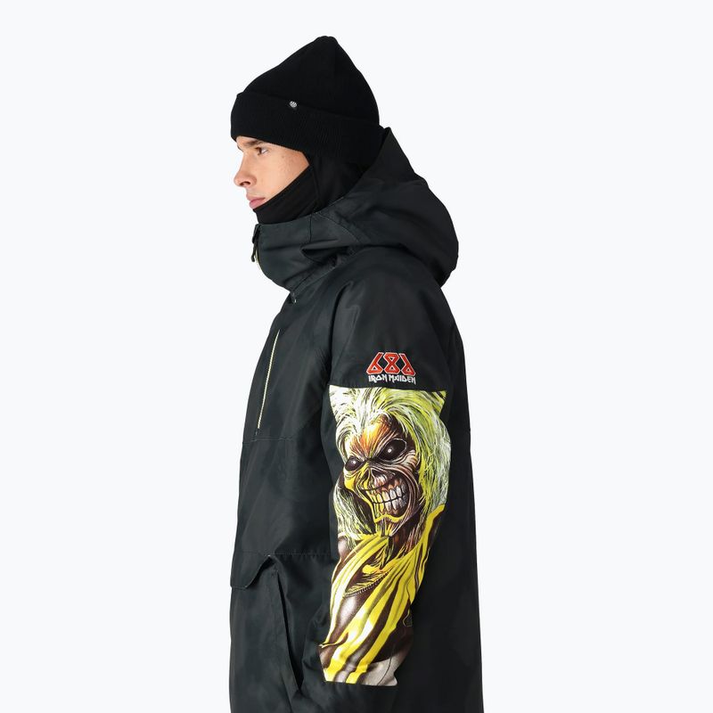 Мъжко яке за сноуборд 686 Renewal Insulated Anorak iron maiden eddies black 4