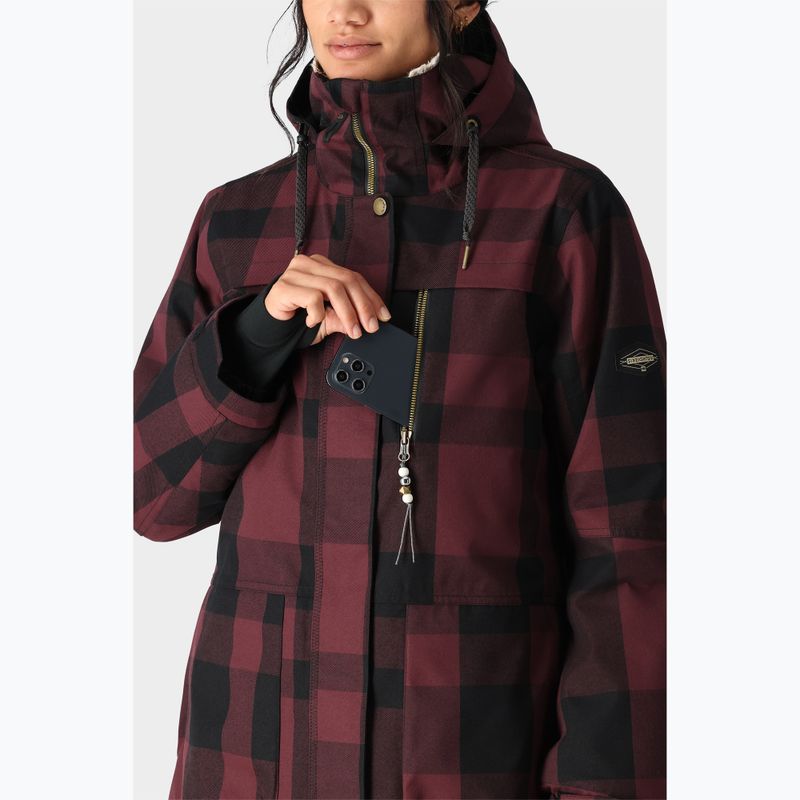 Дамско яке за сноуборд 686 Spirit sassafras plaid 5