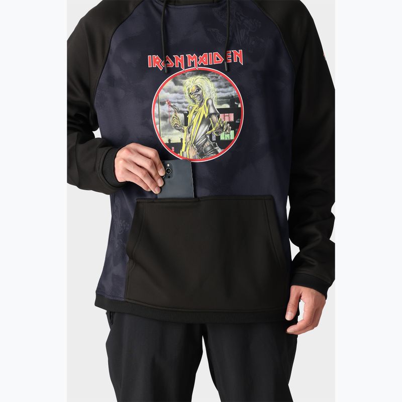 Мъжки суитшърт за сноуборд 686 Bonded Fleece Iron Maiden Eddies black 4