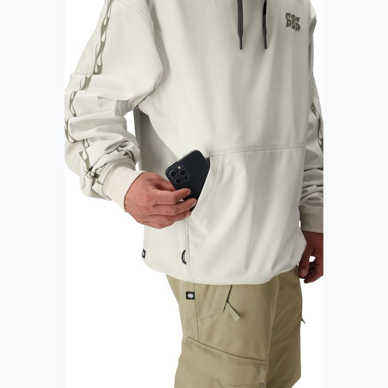 Мъжки суитшърт за сноуборд 686 Waterproof Team Hoody limestone 6