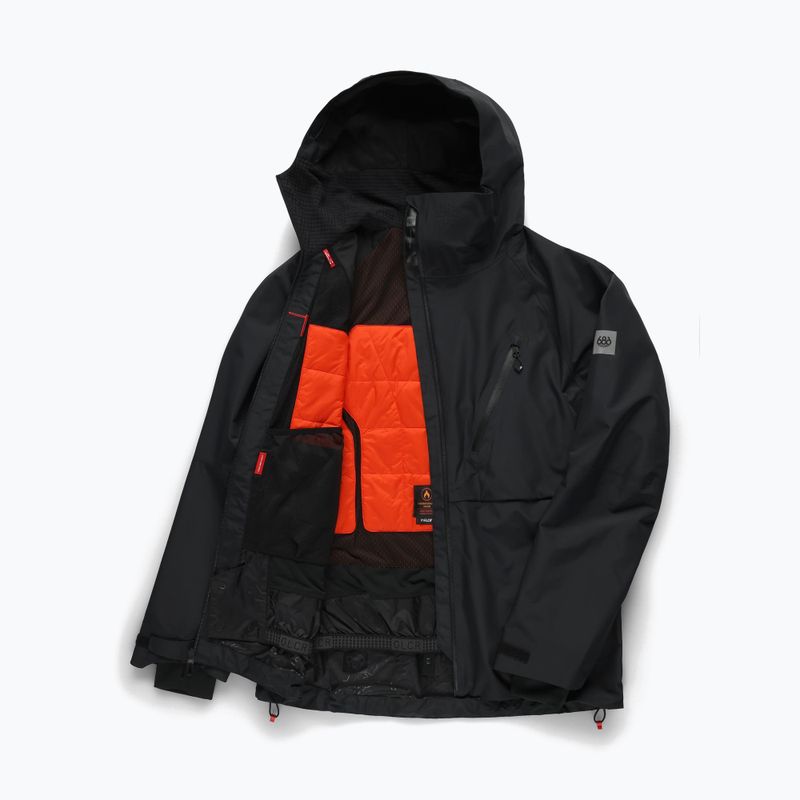 Мъжко яке за сноуборд 686 Hydra Thermagraph black 8