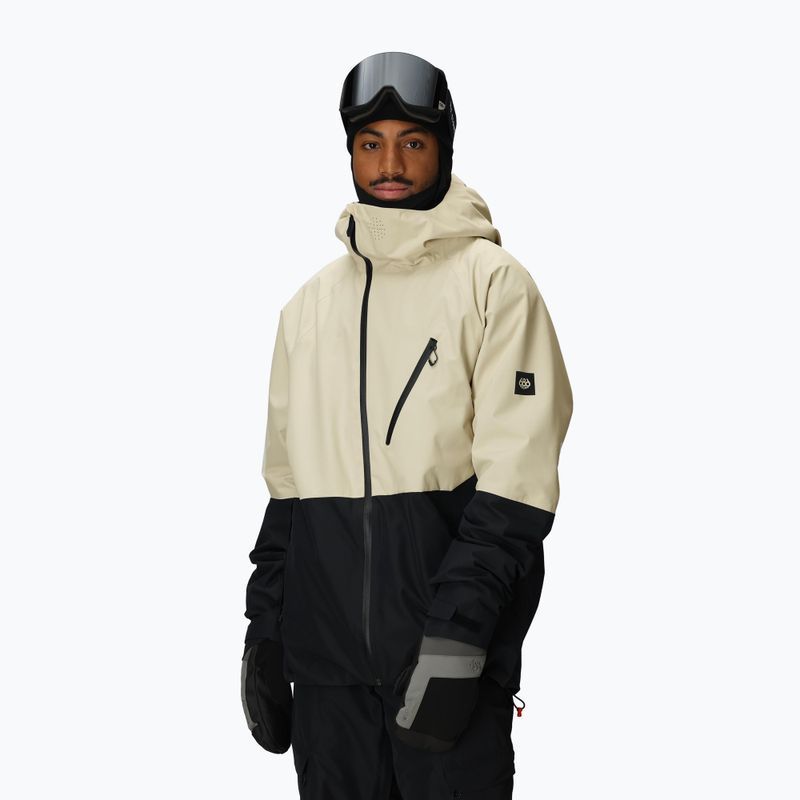 Мъжко яке за сноуборд 686 Hydra Thermagraph limestone colour block 4