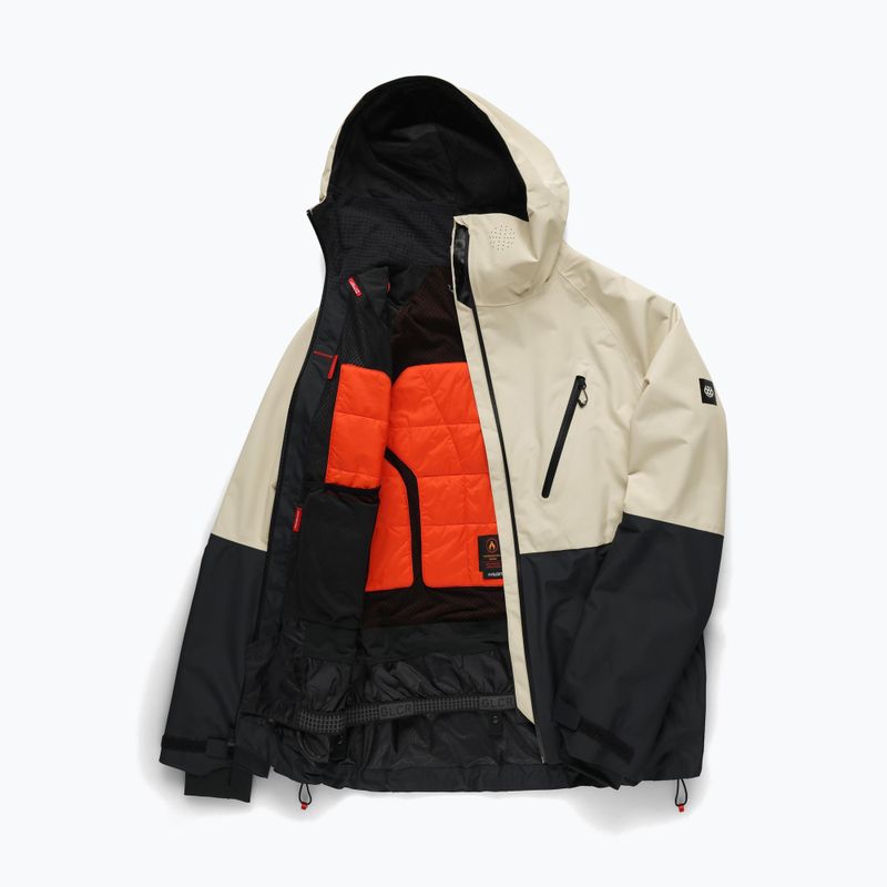 Мъжко яке за сноуборд 686 Hydra Thermagraph limestone colour block 8
