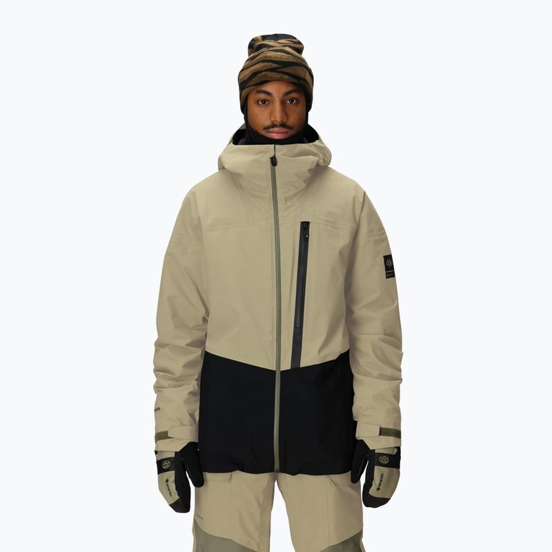Мъжко яке за сноуборд 686 Gore-Tex GT Thermagraph sage colour block