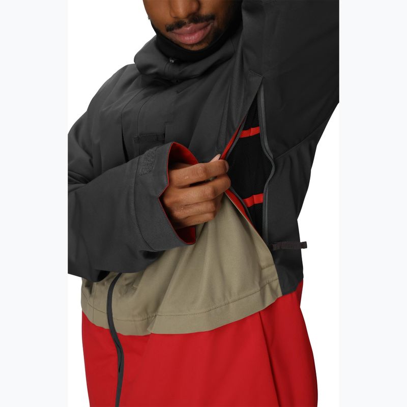 Мъжко яке за сноуборд 686 Smarty 3IN1 Form charcoal colour block 9