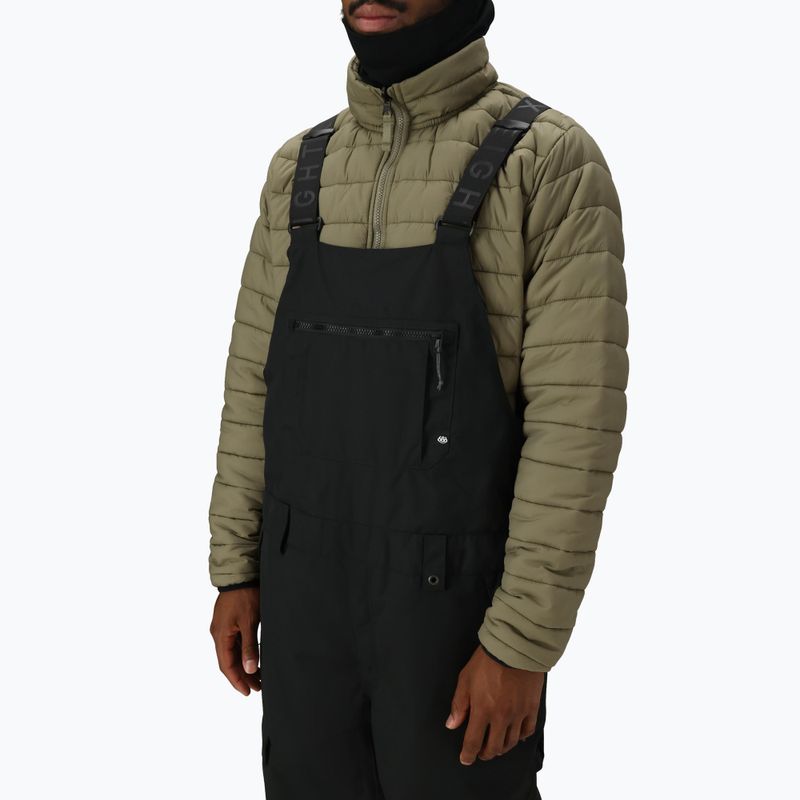 Мъжки панталони за сноуборд 686 Hot Lap Insulated Bib black 4