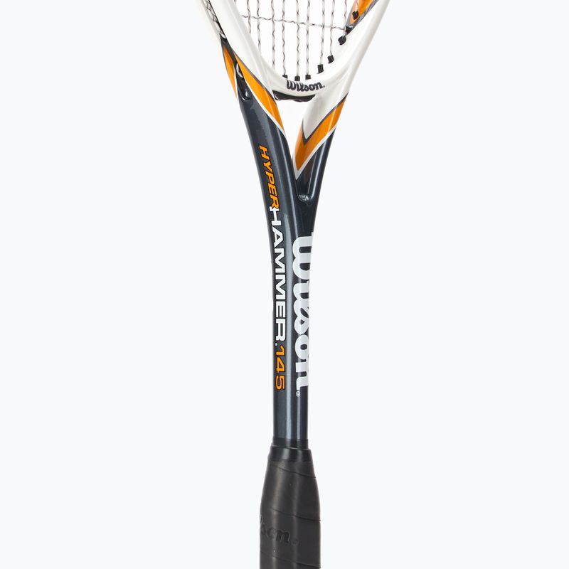 Ракета за скуош Wilson Hyper Hammer 145, оранжева/сива 4