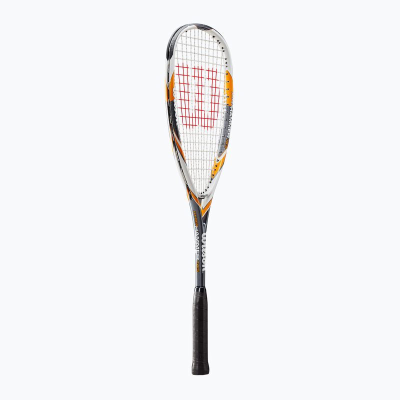 Ракета за скуош Wilson Hyper Hammer 145, оранжева/сива 7
