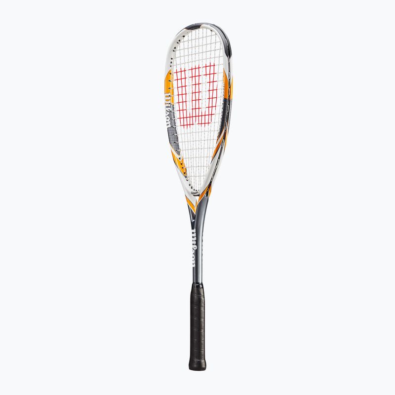 Ракета за скуош Wilson Hyper Hammer 145, оранжева/сива 8