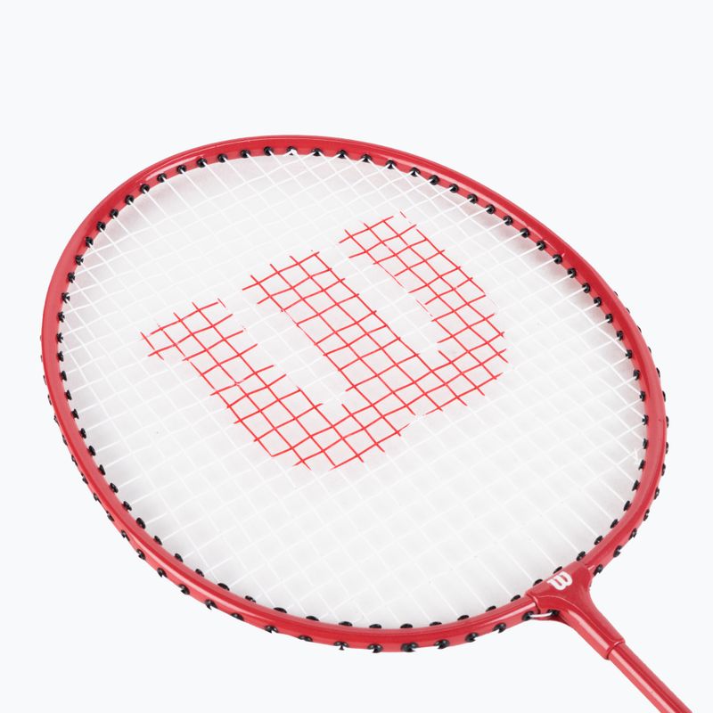 Wilson Tour Комплект ракети за бадминтон 4 бр. червени WRT844400 4