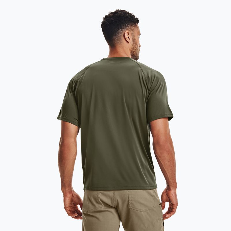 Мъжка тениска Under Armour Tactical Tech marine от зелено/ясно 3