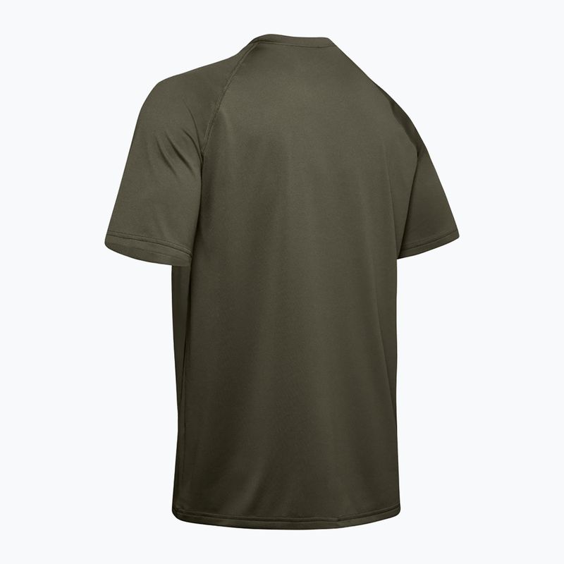 Мъжка тениска Under Armour Tactical Tech marine от зелено/ясно 6