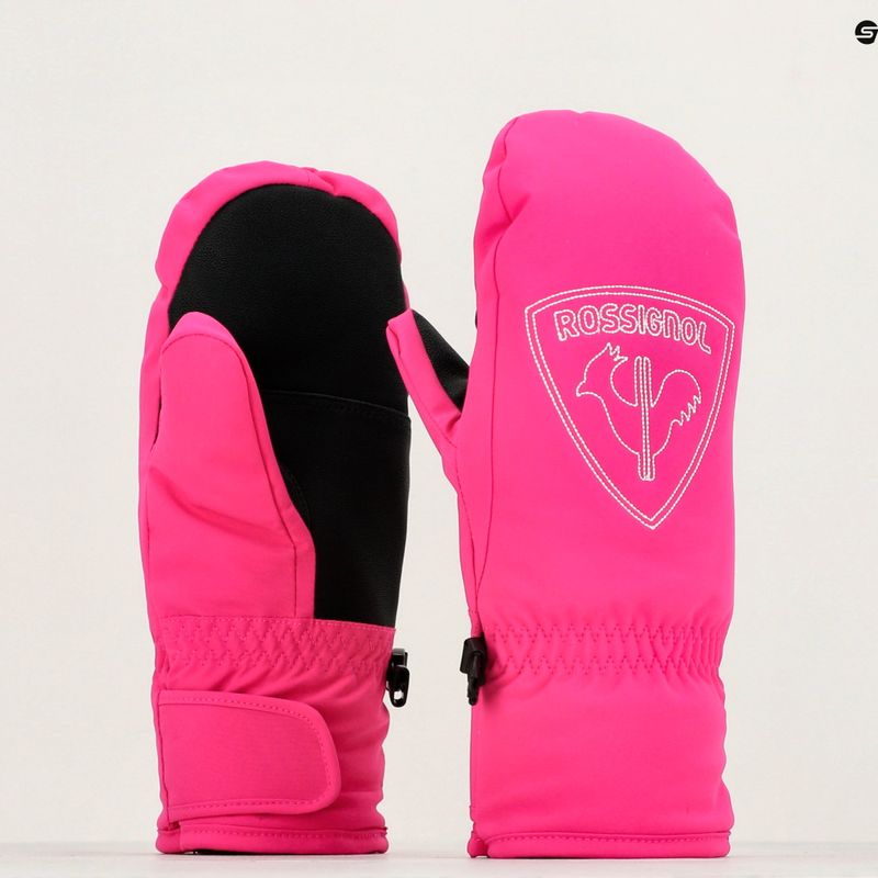 Rossignol Jr Rooster M orchid pink детски ски ръкавици 6