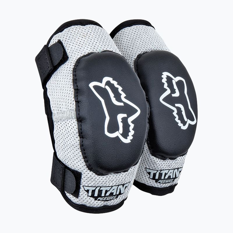 Детски велосипедни протектори за лакти Fox Racing Peewee Titan Elbow Jr black/silver
