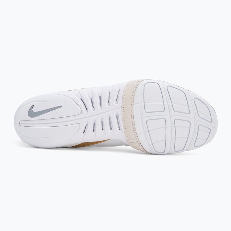 Боксьорски обувки Nike Freek white/metallic gold/cool grey 4