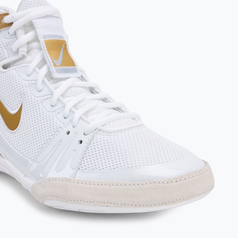 Боксьорски обувки Nike Freek white/metallic gold/cool grey 7