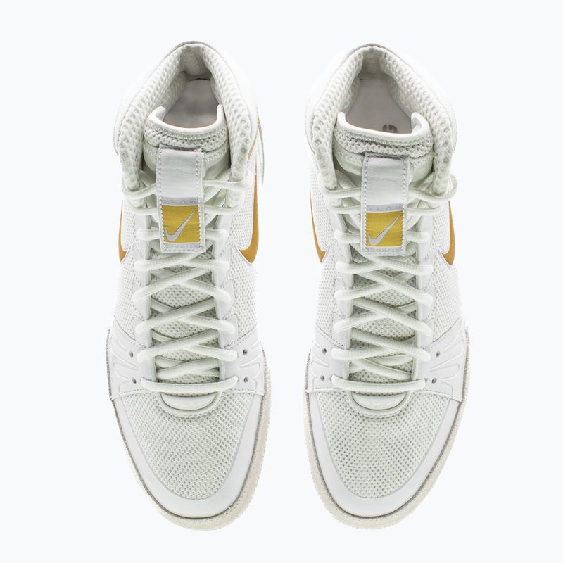 Боксьорски обувки Nike Freek white/metallic gold/cool grey 8