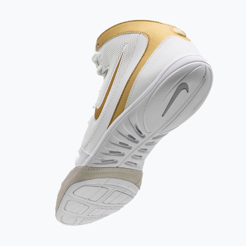 Боксьорски обувки Nike Freek white/metallic gold/cool grey 10