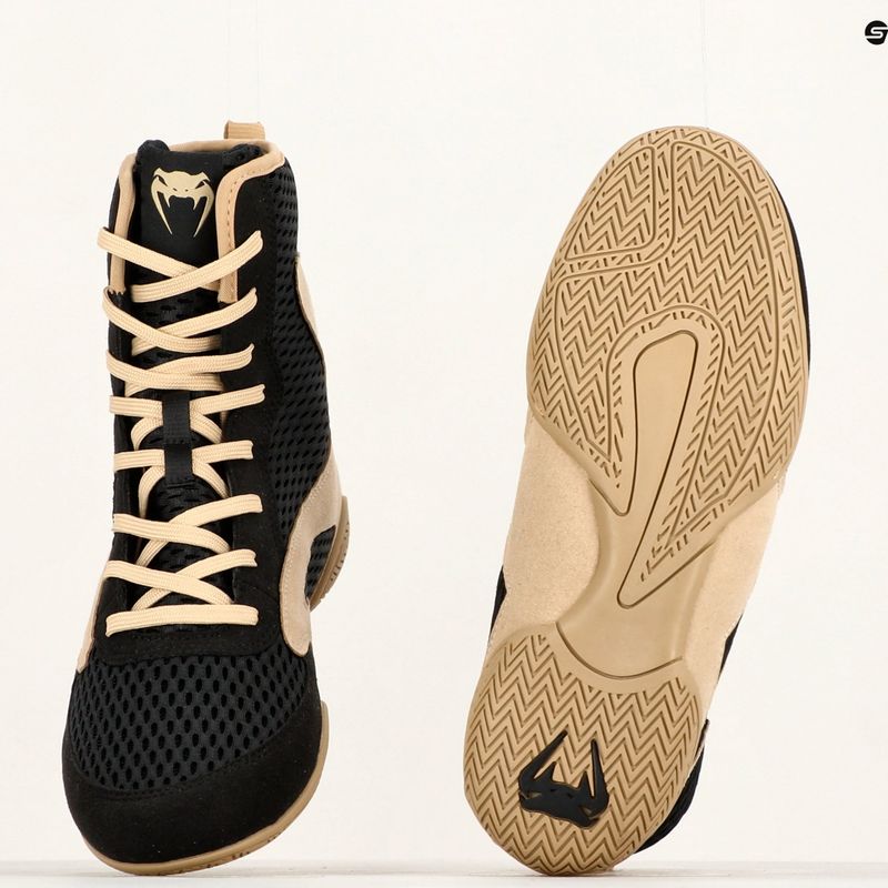 Боксови обувки Venum Contender черни/пясъчни 8