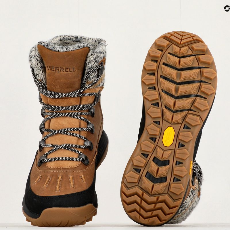 Дамски туристически обувки Merrell Siren 4 Thermo Mid Zip WP тютюн 15