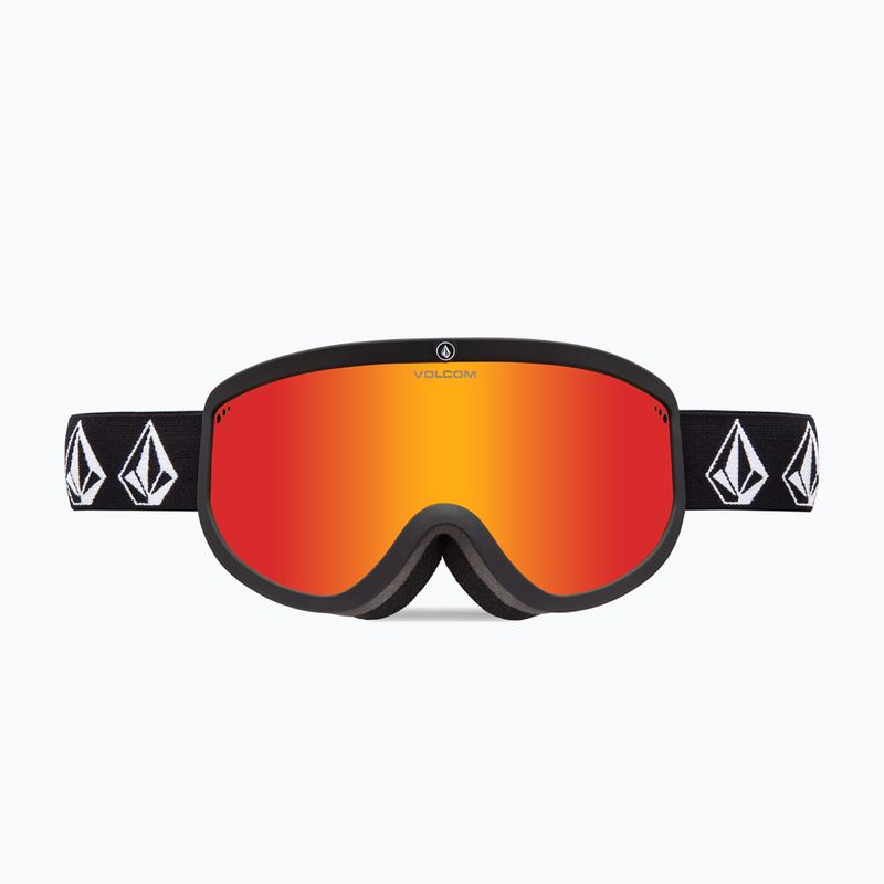 Скиорски очила Volcom Footprints matte black stone/red chrome/roellow 2