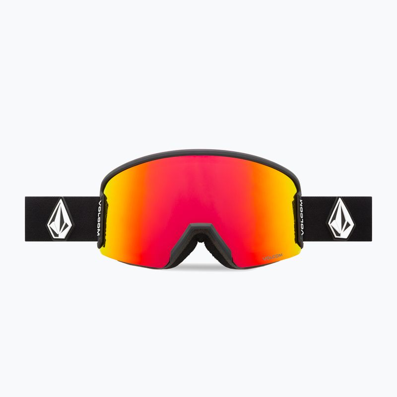Скиорски очила Volcom Garden 2 matte black/red chrome/yellow 2