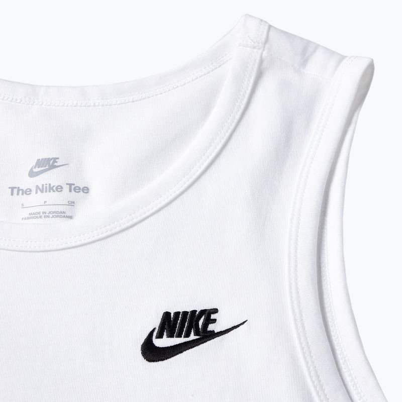 Мъжки потник Nike Sportswear Club TT white/black 3